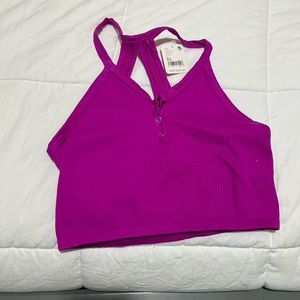 magenta purple free ppl tank